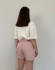 Haveone - Short violet denim rosa