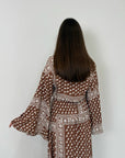 Two way - Maglia etnica con manica campana