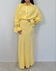 Haveone - Abito con bracciali giallo