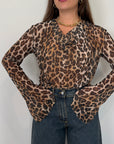 Haveone - Maglia in tulle maculata