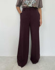 Haveone - Pantalone sartoriale vino