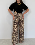 Haveone - Pantalone in cotone maculato