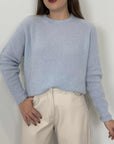 SusyMix - Maglioncino in alpaca celeste