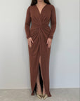 Two way - Abito con nodo bronzo