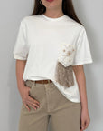 Haveone - Maglia con taschina con frange