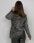 Tensione In - Maglia asimmetrica paillettes