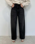Tensione In - Jeans palazzo nero
