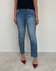 Please - Jeans straight leg delavè