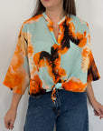 Tensione - Camicia orchidea tiffany