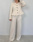 Tensione In - Pantalone gamba dritta punto milano