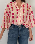 Tensione - Camicia stampa geometrica