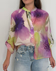 Haveone - Camicia acquerello viola