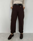 SusyMix - Pantalone ovetto punto milano moro
