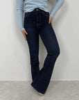 Civico23 - Jeans flare lav. scuro