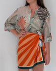 Haveone - Gonna stripes arancio