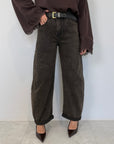 SusyMix - Jeans barrel sovrattinto moro