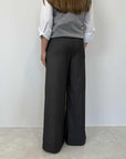 Haveone - Pantalone palazzo gessato