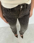 Civico23 - Jeans full strass moro