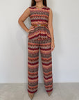 SusyMix - Pantalone zigzag rosso