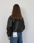 SusyMix - Bomber intrecciato nera