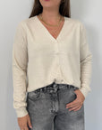 SusyMix - Cardigan basic beige