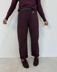 SusyMix - Pantalone ovetto punto milano vino