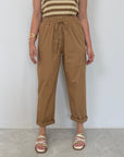 Haveone - Pantalone leggero cammello