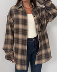 SusyMix - Camicia check tortora
