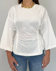 Tensione In - T-shirt con lacci laterali