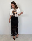 SusyMix - Gonna a tubino in pizzo nera