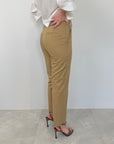 Tensione In - Pantalone sigaretta sabbia