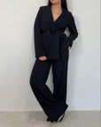 Dixie - Pantalone fluido blu