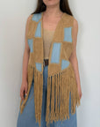 Haveone - Gilet con patch cammello