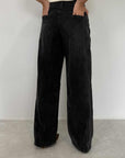 Civico23 - Jeans con spicchi nero