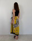 Haveone - Gonna pareo lunga con zebre gialle