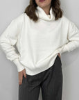 Two Way - Maglia collo alto bianco