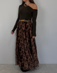 SusyMix - Gonna lunga in tulle animalier
