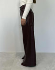 Tensione In - Pantalone Giusi similpelle bordeaux