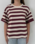 SusyMix - Maglia righe in lino india