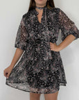 Two Way - Abito stampa paisley cipria