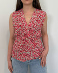 SusyMix - Maglia a fiori con nodo