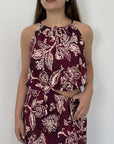 Dixie - Top con spalline e stampa florale