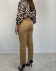 Please - Jeans baggy sabbia
