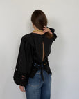 Tensione In - Camicia in pizzo nero