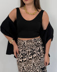 SusyMix - Canotta crop nera