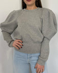 Haveone - Felpa con manica ampia grigia