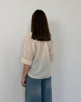 Haveone - Camicia in mussola di cotone burro