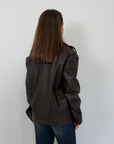 Haveone - Bomber in ecopelle martellata