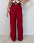 Haveone - Pantalone easy rosso