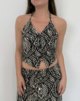 Two Way - Top etnico back/white